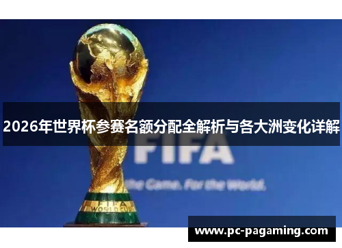 2026年世界杯参赛名额分配全解析与各大洲变化详解 2026年世界杯参赛名额分配全解析与各大洲变化详解