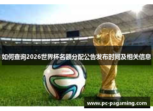 如何查询2026世界杯名额分配公告发布时间及相关信息 如何查询2026世界杯名额分配公告发布时间及相关信息