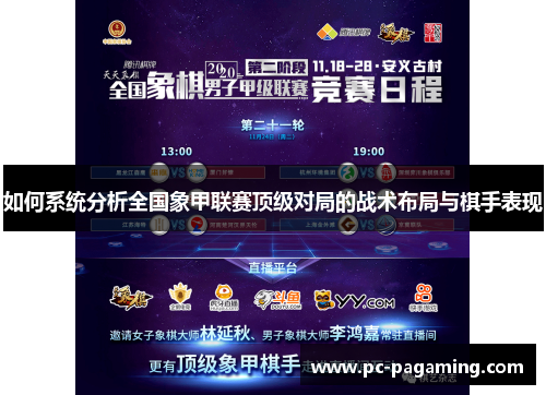 如何系统分析全国象甲联赛顶级对局的战术布局与棋手表现