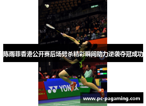 陈雨菲香港公开赛后场劈杀精彩瞬间助力逆袭夺冠成功